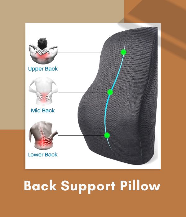 Lumbar Support Pillow for Lower Back Pain While&nbsp;Sitting